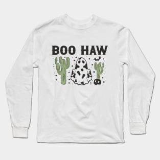 Boo Haw black Long Sleeve T-Shirt